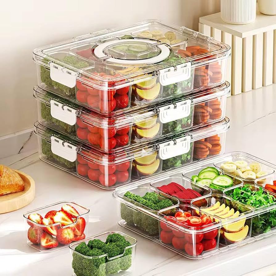 8 Compartment Acrylic Storage Box