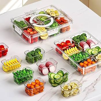 8 Compartment Acrylic Storage Box