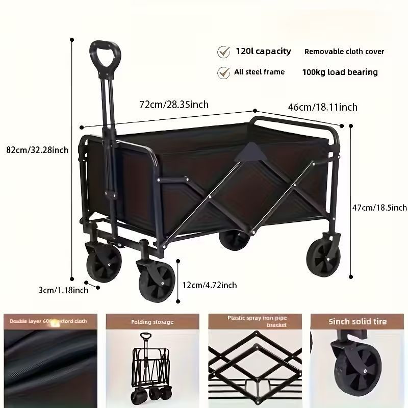 Foldable Wagon Cart