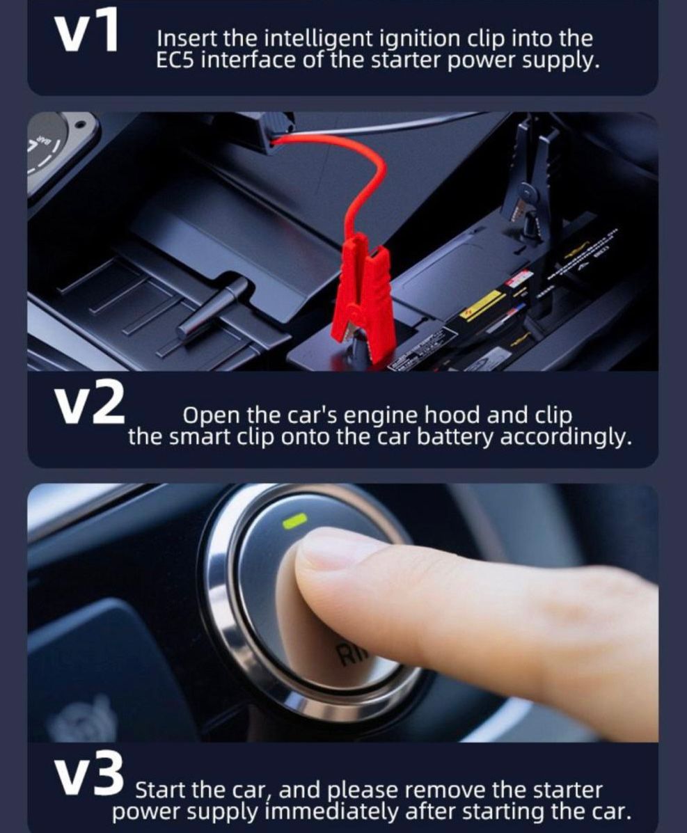 Car Jump Starter + Inflator (Wireless)