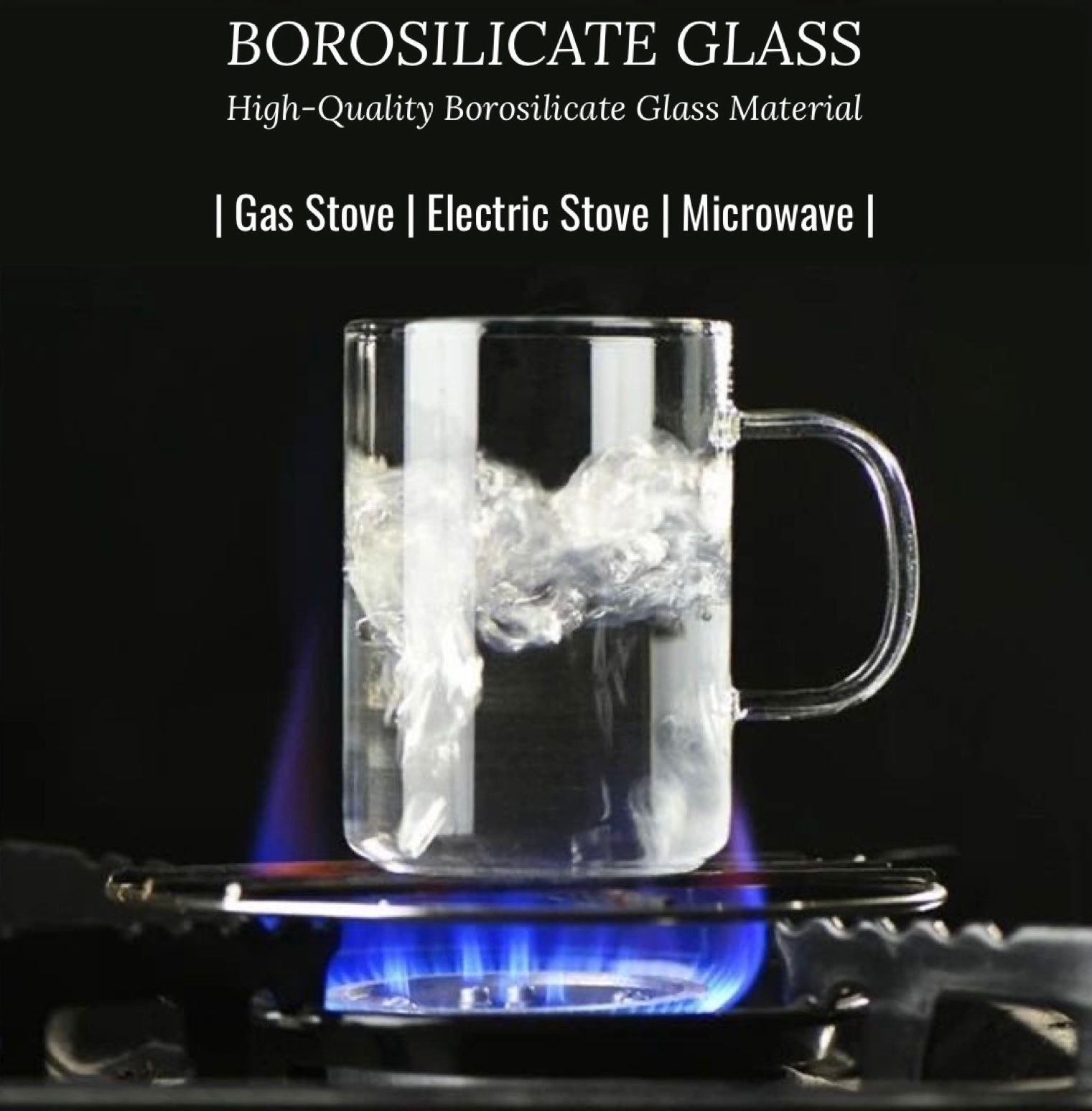 Glass Mug (6 pc Set)