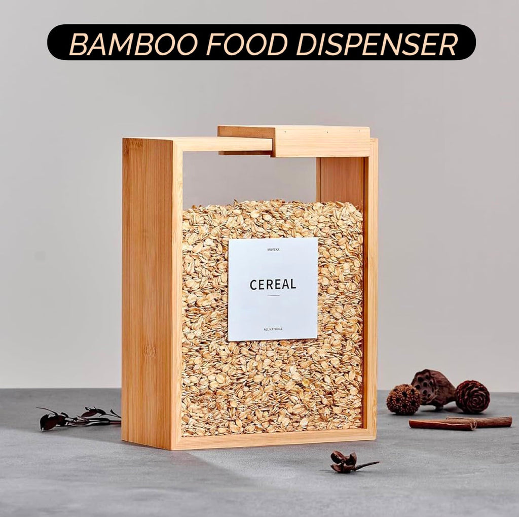 Bamboo Food Dispenser