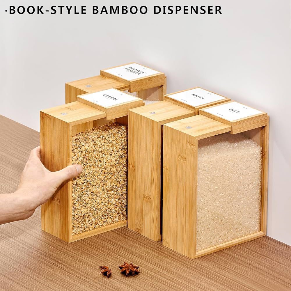 Bamboo Food Dispenser