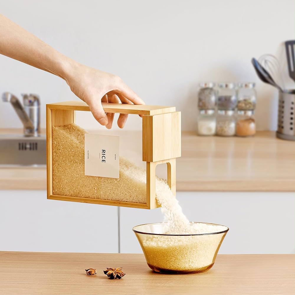 Bamboo Food Dispenser