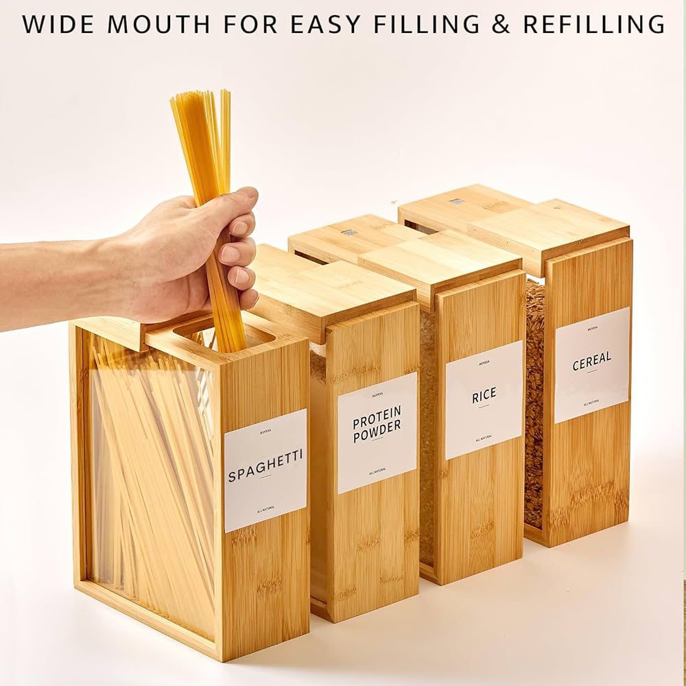 Bamboo Food Dispenser