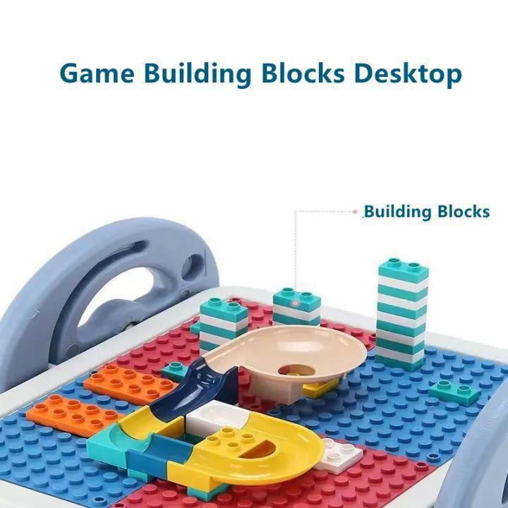 Toddler Activity Desk (With Chair & Blocks)(3 in 1)