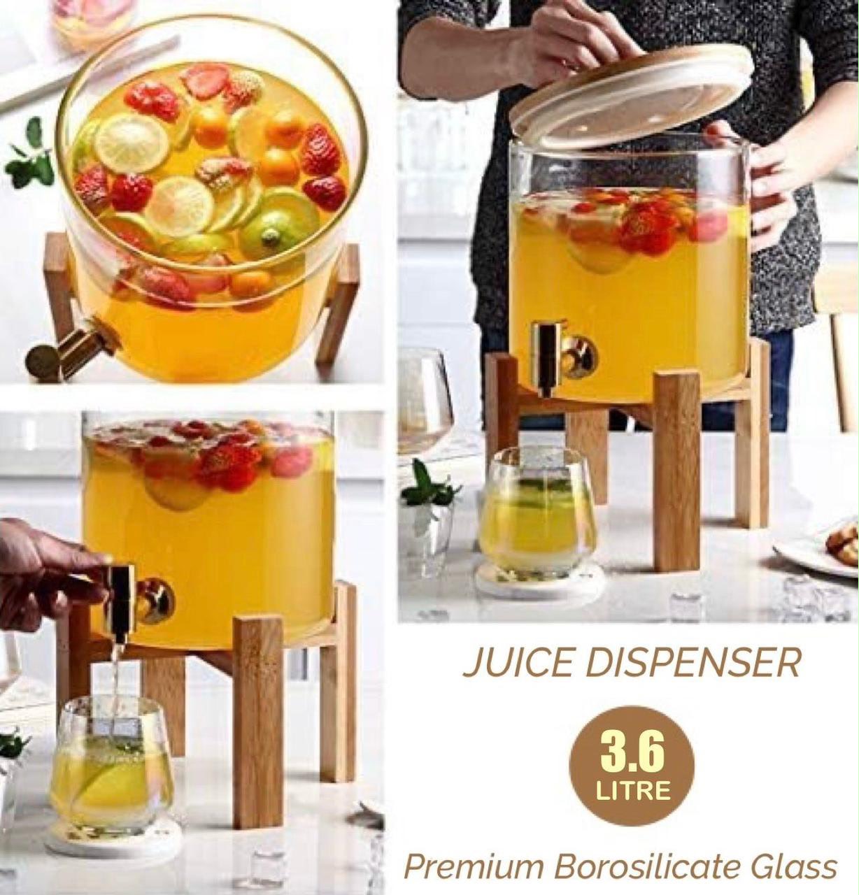 Glass Juice Dispenser (3.6 L)