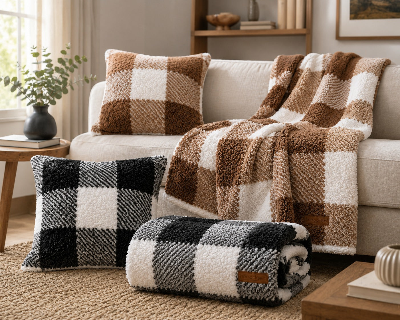 Check Scatter Cushions