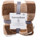 Scottish Check Sherpa Throws