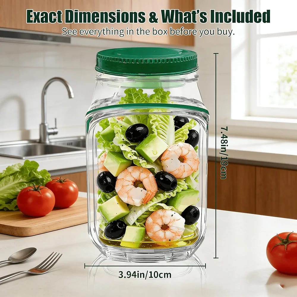 Salad Pod Jar