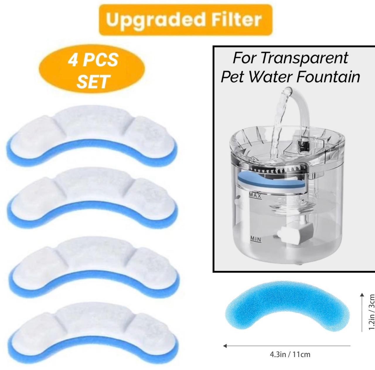 Pet Water Fountain Filters(4pcs)