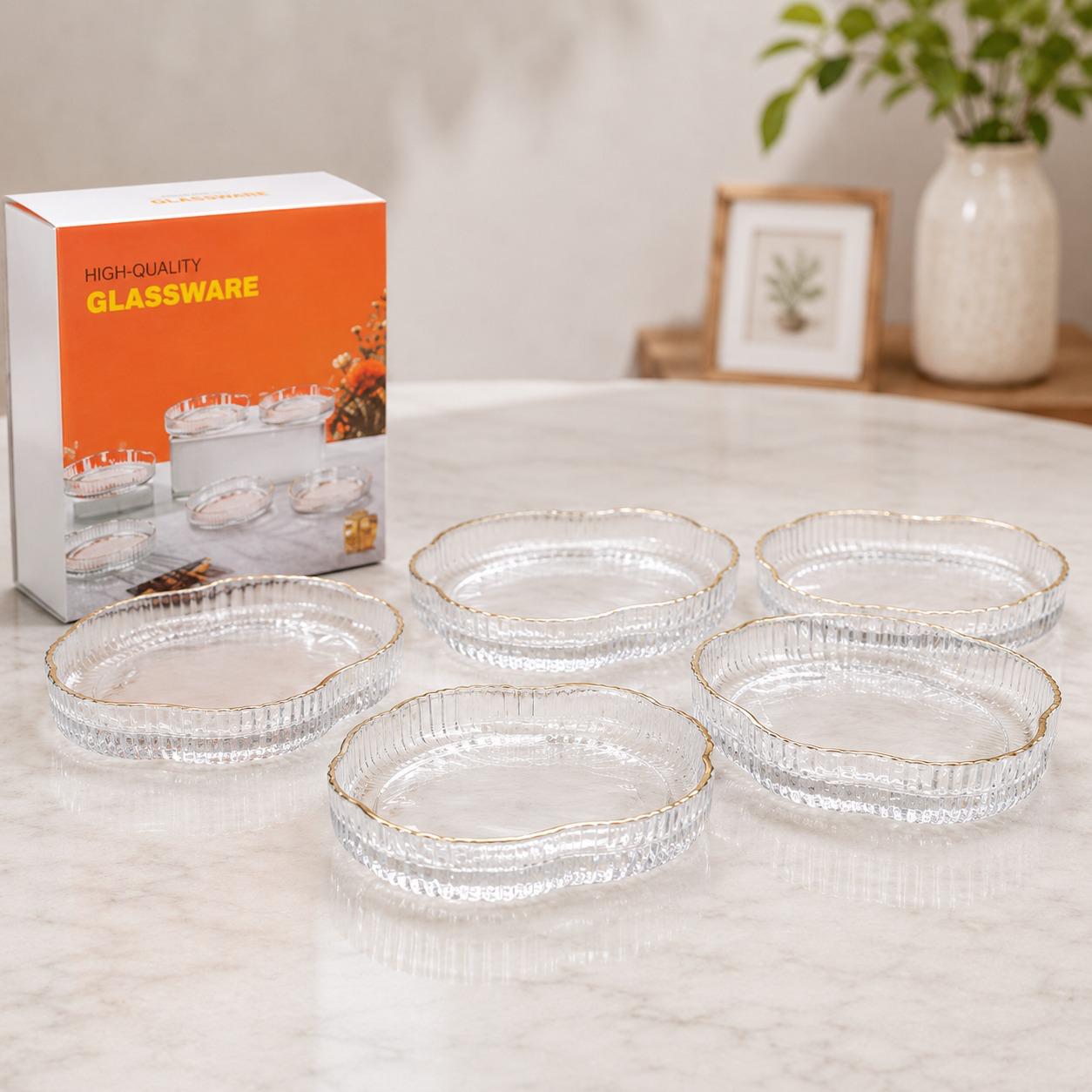 Glass Side Plate (6pcs)